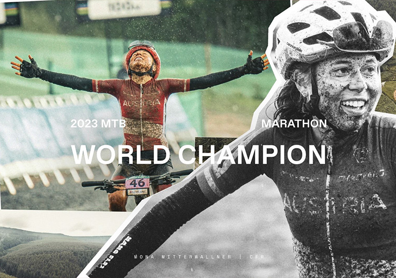 Mona Mitterwallner, de Cannondale Factory Racing, obtiene el Campeonato Mundial 